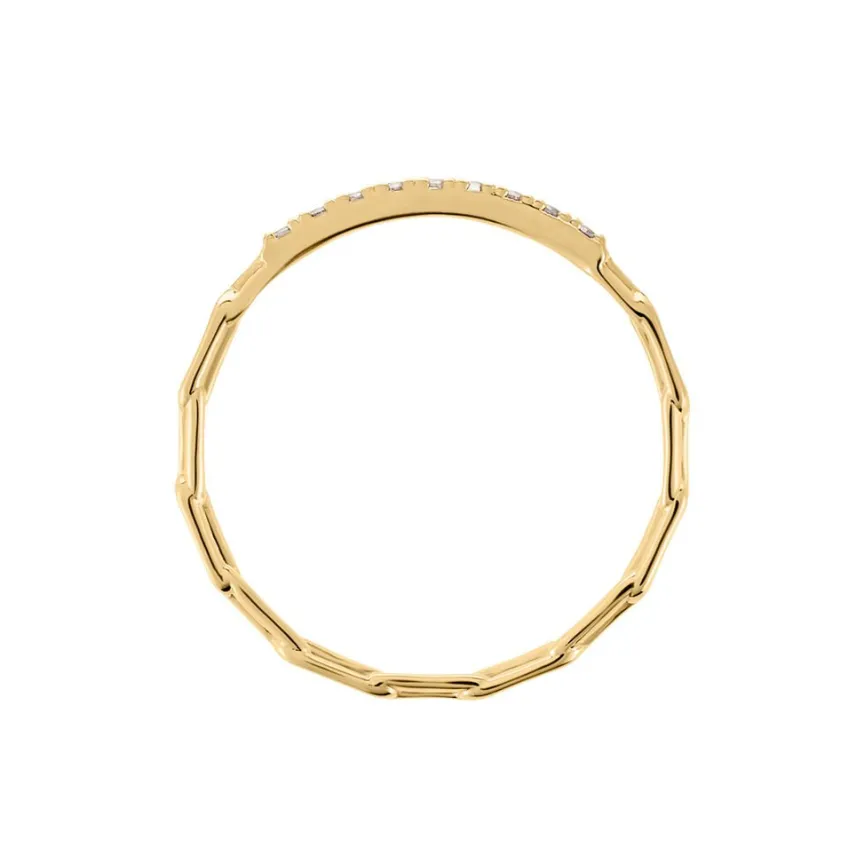 Bague Grady Plaqué Or Jaune Oxyde De Zirconium-Histoire d'Or Outlet