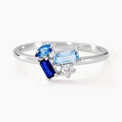 Bague Guillemette Argent Blanc Pierre D'imitation-Histoire d'Or Online