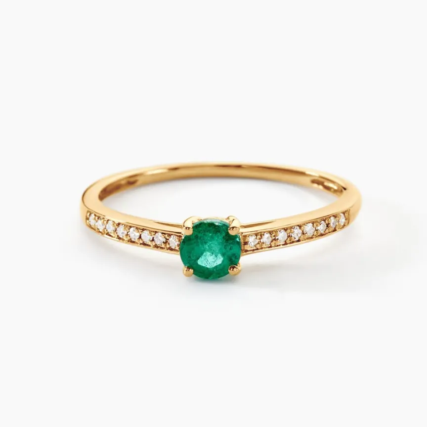 Bague Hardy Or Jaune Emeraude Diamant-Histoire d'Or Best