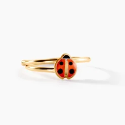 Bague Helidie Coccinelle Or Jaune-Histoire d'Or Hot