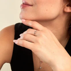 Bague Honey Argent Blanc Oxyde De Zirconium-Histoire d'Or Outlet