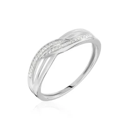 Bague Ilariane Or Blanc Diamant-Histoire d'Or New