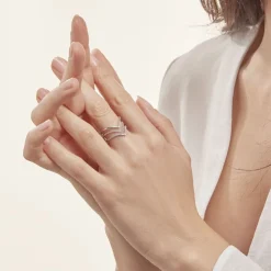 Bague Irina Argent Blanc Oxyde De Zirconium-Histoire d'Or Outlet