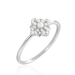 Bague Isia Argent Blanc Oxyde De Zirconium-Histoire d'Or Discount