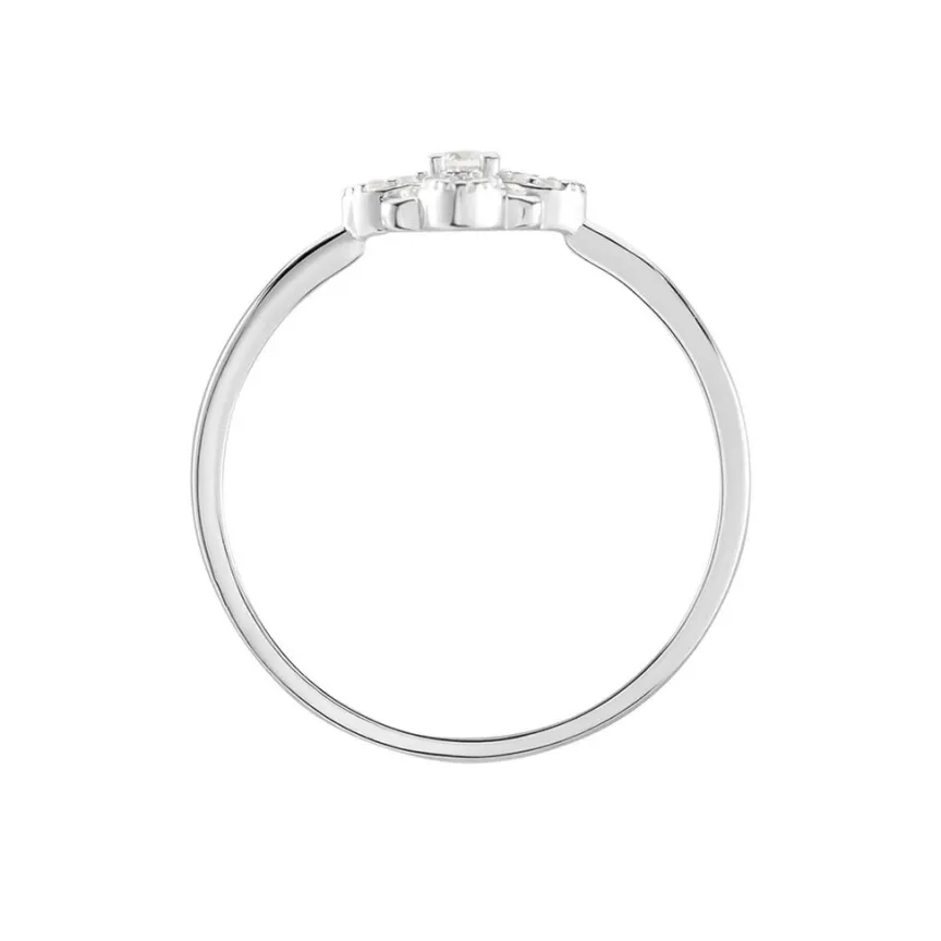 Bague Isia Argent Blanc Oxyde De Zirconium-Histoire d'Or Discount