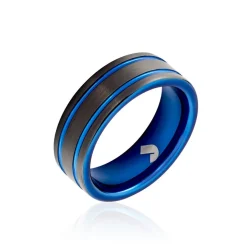 Bague Homme Bada Tungstene Noir-JOURDAN New