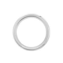 JOURDAN Bague Oahu Acier Blanc Et Noir