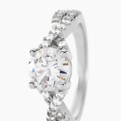 Bague Karin Argent Blanc Oxyde De Zirconium-Histoire d'Or New