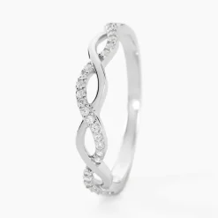 Bague Kassandra Argent Blanc Oxyde De Zirconium-Histoire d'Or Hot