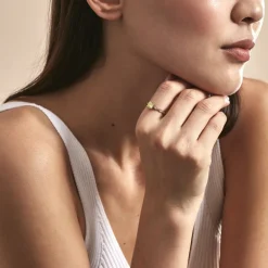 Histoire d'Or Bague Kurt Plaqué Or Jaune Oxyde De Zirconium