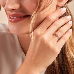 Histoire d'Or Bague Lilou Plaqué Or Doré Oxyde De Zirconium