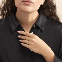 Bague Lily Or Blanc Topaze-Histoire d'Or Discount