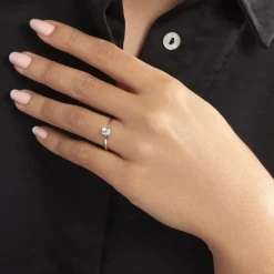 Bague Lily Or Blanc Topaze-Histoire d'Or Discount