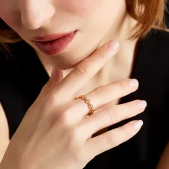 Bague Linka Plaqué Or Jaune-Histoire d'Or Clearance