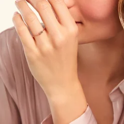 Bague Lipa Argent Rose Oxyde De Zirconium-Histoire d'Or Online