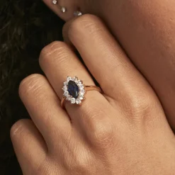 Bague Lisea Plaqué Or Jaune Verre Et Oxyde De Zirconium-Histoire d'Or