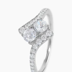 Bague Lisette Argent Blanc Oxyde De Zirconium-Histoire d'Or Outlet