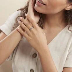 Bague Loriana Or Blanc Diamant-Histoire d'Or Clearance