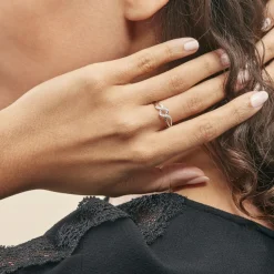 Bague Loula Or Blanc Diamant-Histoire d'Or Hot