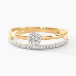 Bague Maellys Or Jaune Diamant-Histoire d'Or Hot
