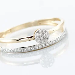 Bague Maellys Or Jaune Diamant-Histoire d'Or Hot