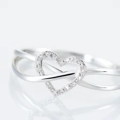 Bague Malinda Or Blanc Diamant-Histoire d'Or New