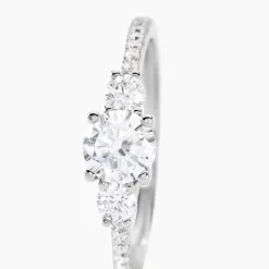 Bague Mallory Argent Blanc Oxyde De Zirconium-Histoire d'Or Sale