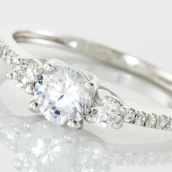 Bague Mallory Argent Blanc Oxyde De Zirconium-Histoire d'Or Sale