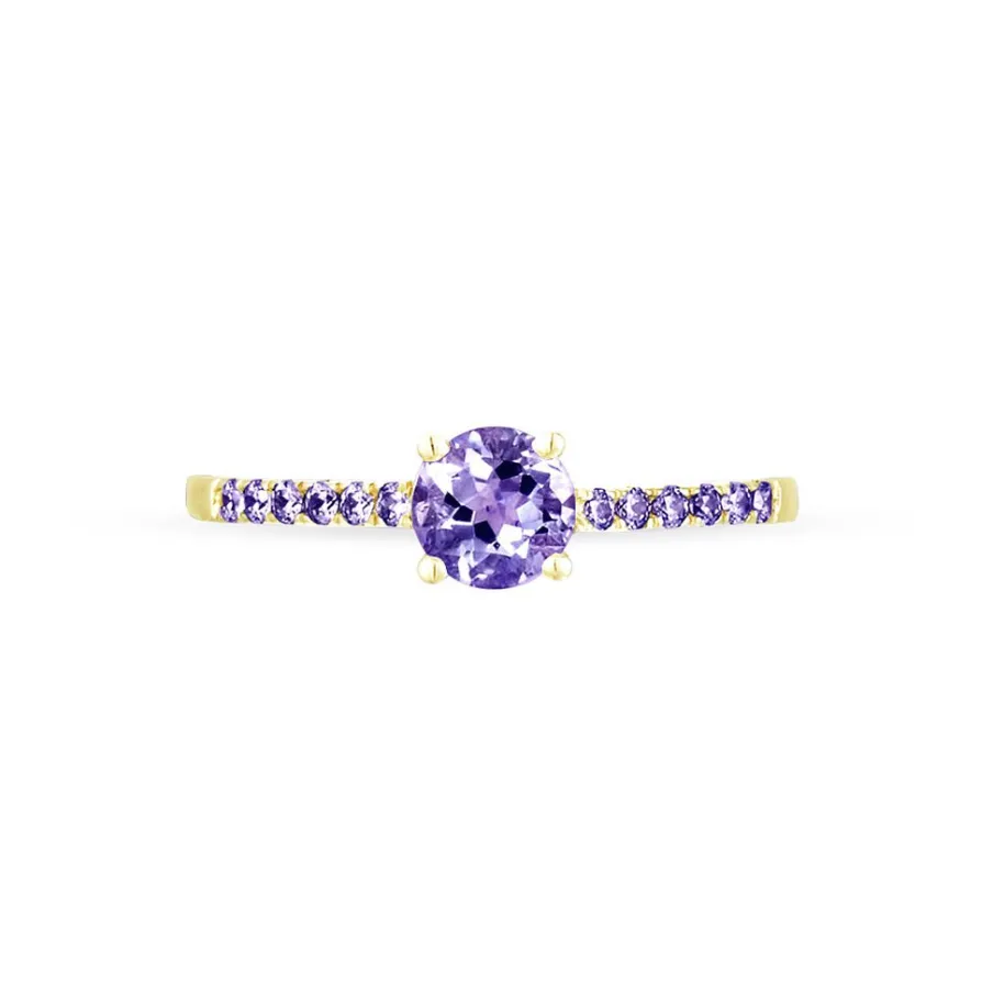 Histoire d'Or Bague Manon Or Jaune Amethyste