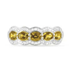 Bague Margaux Or Jaune Citrine Et Diamant-Histoire d'Or Sale
