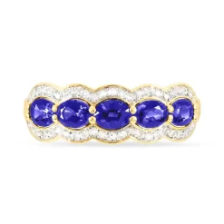 Bague Margaux Or Jaune Tanzanite Et Diamant-Histoire d'Or Online