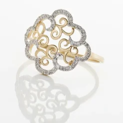 Bague Marie-christel Or Jaune Diamant-Histoire d'Or Clearance
