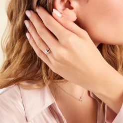 Bague Marilla Argent Blanc Oxyde De Zirconium-Histoire d'Or Discount