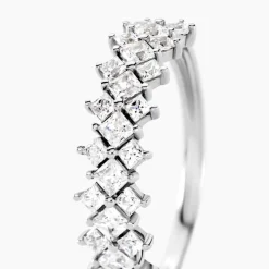 Bague Marquis Or Blanc Oxyde De Zirconium-Histoire d'Or