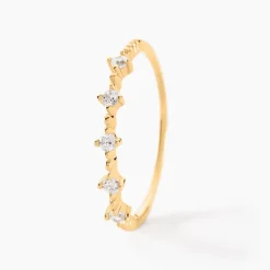 Bague Maximilienne Or Jaune Oxyde De Zirconium-Histoire d'Or Sale