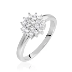 Bague Maximille Argent Blanc Oxyde De Zirconium-Histoire d'Or Discount