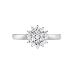 Bague Maximille Argent Blanc Oxyde De Zirconium-Histoire d'Or Discount