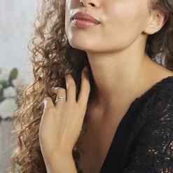 Bague Mechte Argent Oxydes De Zirconium-Histoire d'Or Best