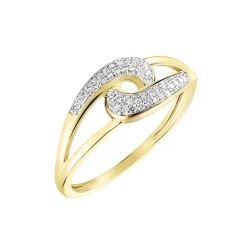 Bague Melisianne Or Jaune Diamant-Histoire d'Or Hot