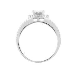 Bague Melyssa Argent Blanc Oxyde De Zirconium-Histoire d'Or