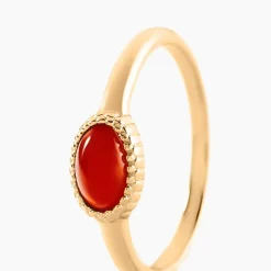 Bague Memory Plaqué Or Jaune Pierre De Synthese-Histoire d'Or Discount