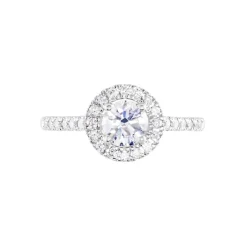 Bague Mentoura Or Blanc Diamant Synthétique-Histoire d'Or Online