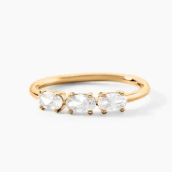 Bague Milenna Plaque Or Jaune Oxyde De Zirconium-Histoire d'Or Best