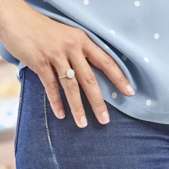 Bague Mireya Or Jaune Oxydes-Histoire d'Or Clearance