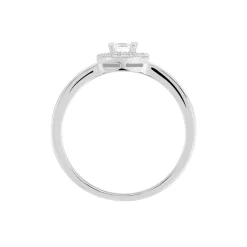 Bague Mélissande Argent Blanc Oxyde De Zirconium-Histoire d'Or New