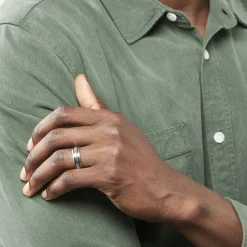 JOURDAN Bague Mollie Acier Blanc