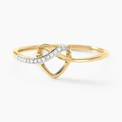 Bague Mona-lisa Or Jaune Diamants-Histoire d'Or New