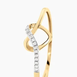 Bague Mona-lisa Or Jaune Diamants-Histoire d'Or New