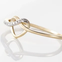 Bague Mona-lisa Or Jaune Diamants-Histoire d'Or New