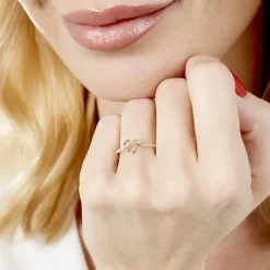 Bague Mona-lisa Or Jaune Diamants-Histoire d'Or New